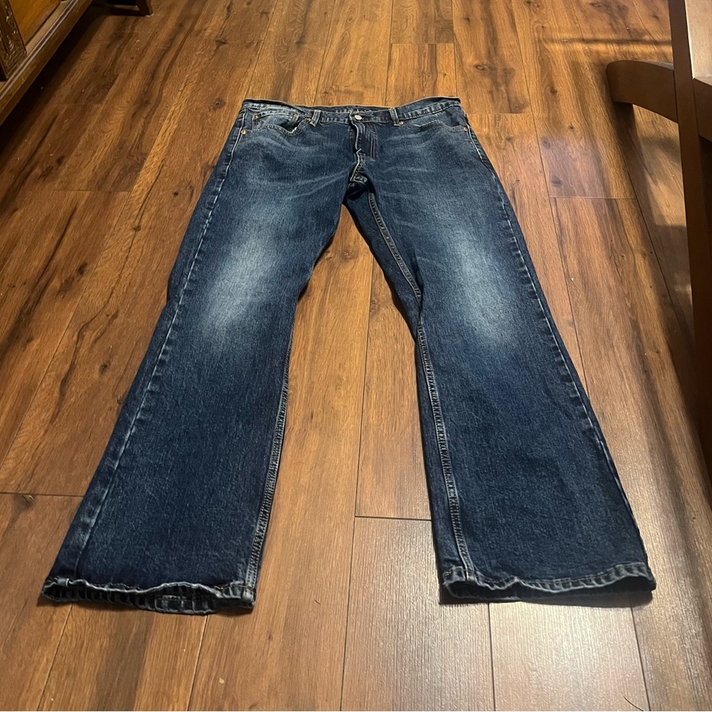 Levi's 527 Dark Blue Relaxed Fit Jeans